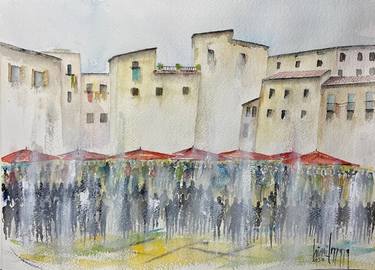 Print of Cities Paintings by Nini Yūrei Ferrara