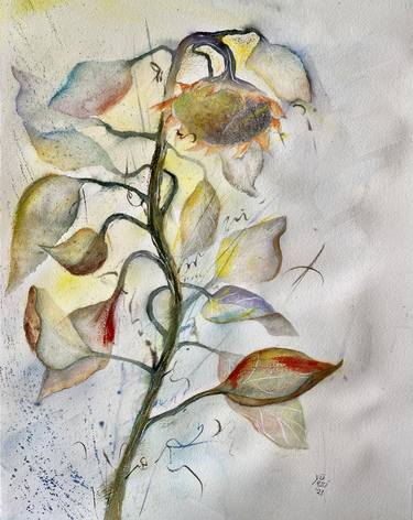 Print of Floral Paintings by Nini Yūrei Ferrara
