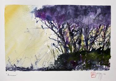 Print of Abstract Expressionism Tree Paintings by Nini Yūrei Ferrara