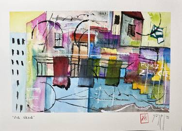Print of Abstract Expressionism Home Paintings by Nini Yūrei Ferrara