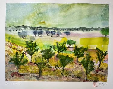 Original Landscape Paintings by Nini Yūrei Ferrara