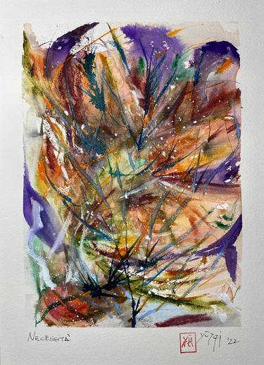 Original Abstract Expressionism Abstract Paintings by Nini Yūrei Ferrara