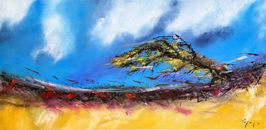 Original Abstract Tree Paintings by Nini Yūrei Ferrara
