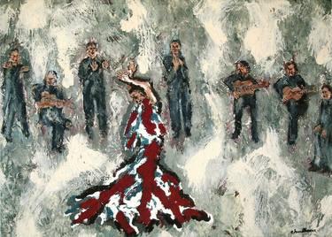 Original Performing Arts Painting by Michael Christiana