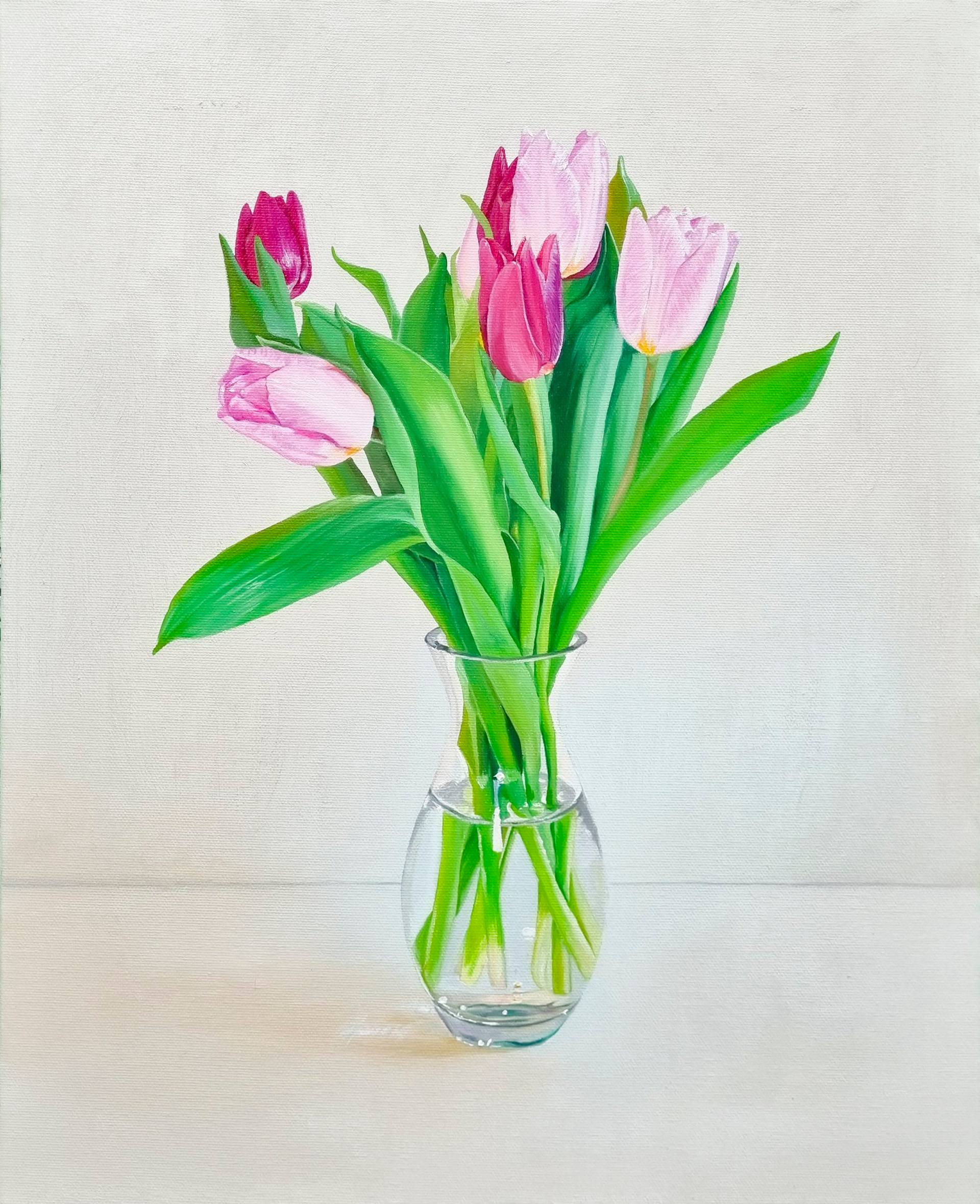 tulip Painting by Kim Jae Hyeon | Saatchi Art Belgium