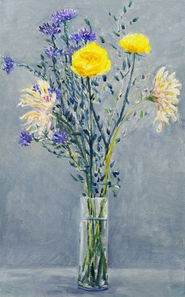 Original Floral Paintings by kim jae hyeon