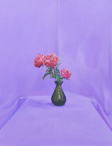 a flower with a purple background thumb