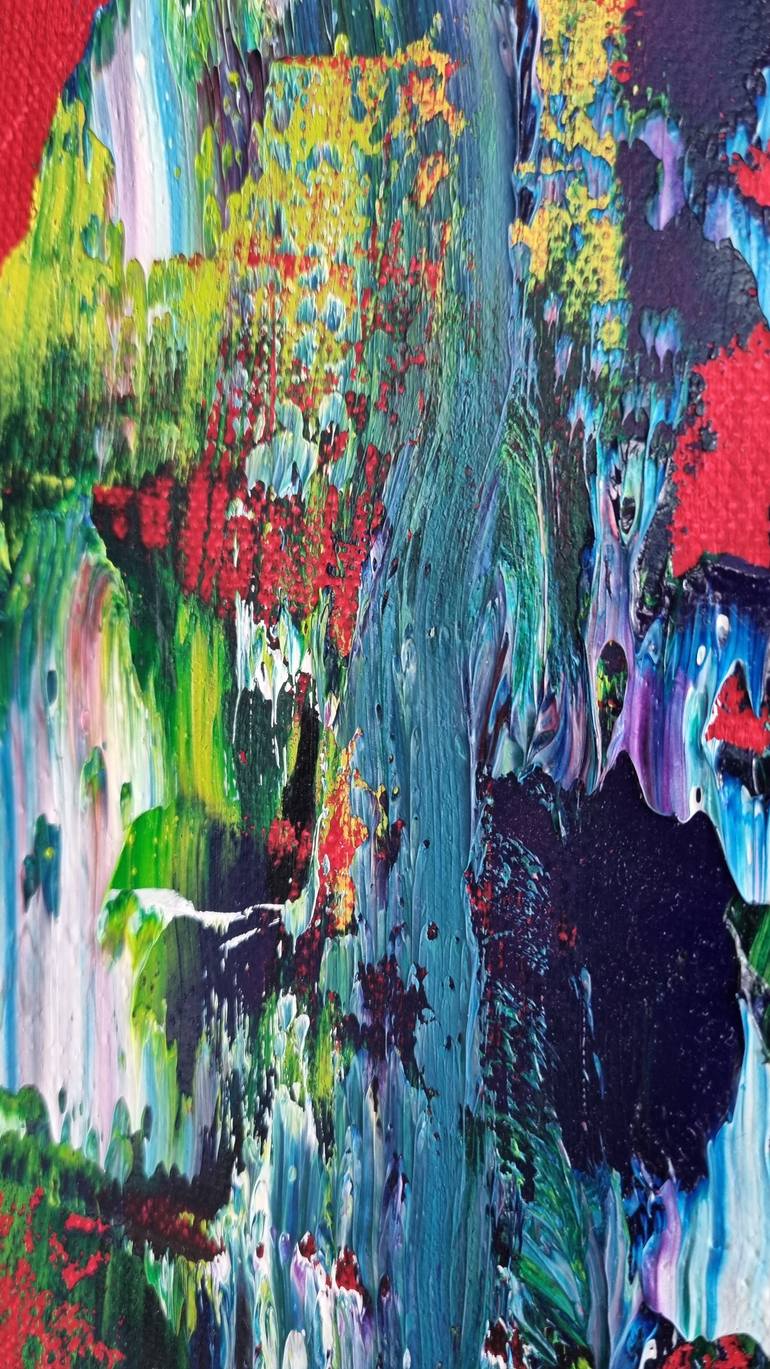 Original Abstract Expressionism Abstract Painting by Alina Miro
