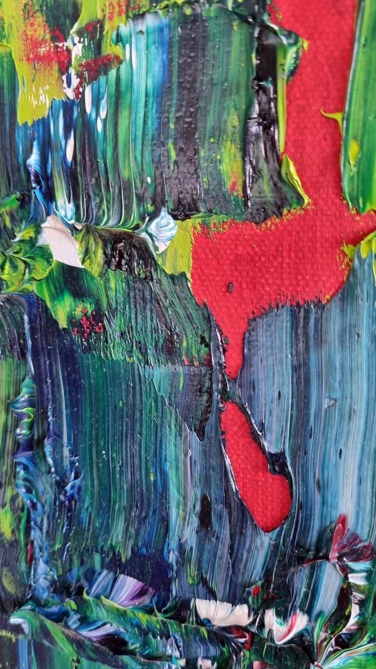 Original Abstract Expressionism Abstract Painting by Alina Miro