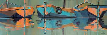 Original Boat Paintings by Kato Rempel