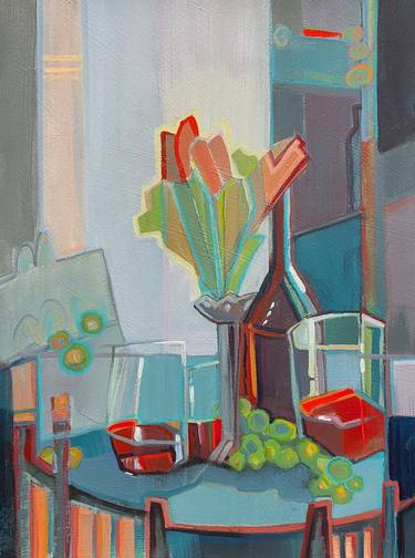 Print of Abstract Still Life Paintings by Kato Rempel