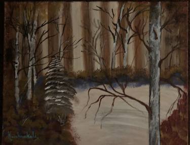 Original Realism Landscape Painting by Krishnakali Roy
