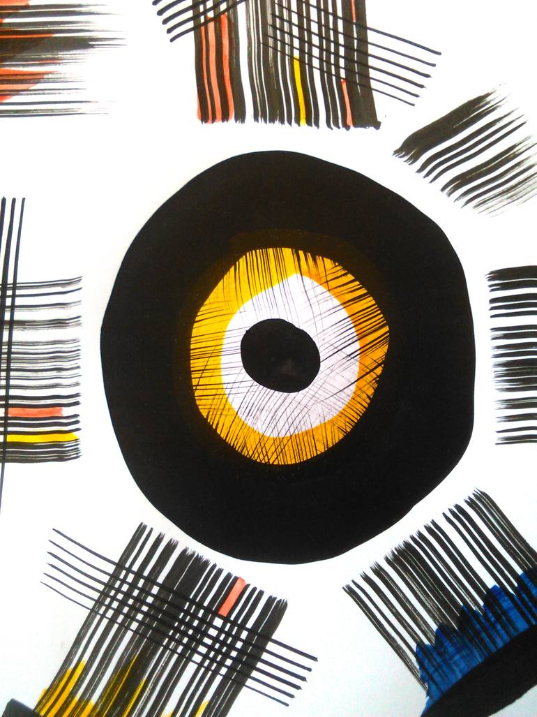 Original Dada Abstract Drawing by Vincenzo Letta