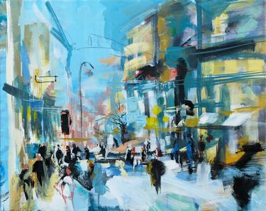 Print of Expressionism Cities Paintings by Marija Ruzicic