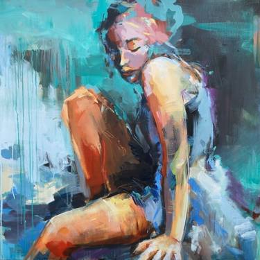 Original Figurative Women Paintings by Marija Ruzicic