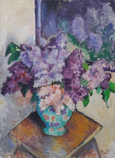 Lilacs in Vase thumb