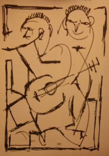 Print of Abstract Expressionism Music Drawings by Don Dunne