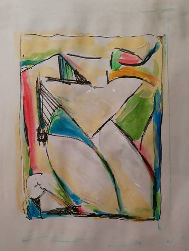 Print of Abstract Expressionism Body Drawings by Don Dunne