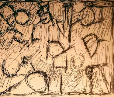 Print of Abstract Expressionism Abstract Drawings by Don Dunne