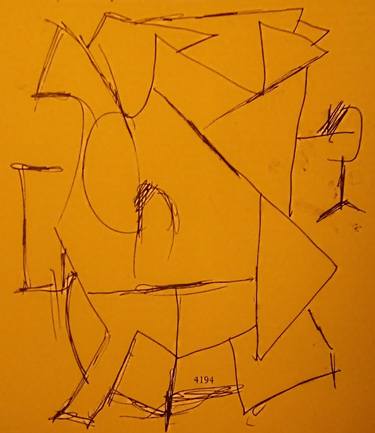 Print of Abstract Drawings by Don Dunne