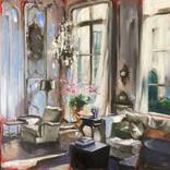 Sakura branches in the interior by Hanna Ruminski