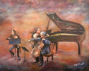 Original Fine Art Music Paintings by Shalom Brilliant