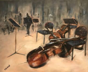 Print of Fine Art Music Paintings by Shalom Brilliant