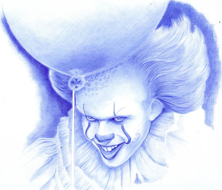 Bad Clowns Drawing by Oleg Kozelskiy | Saatchi Art