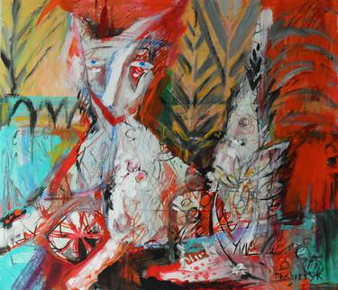 Print of Expressionism Animal Paintings by Oksana Mushketyk