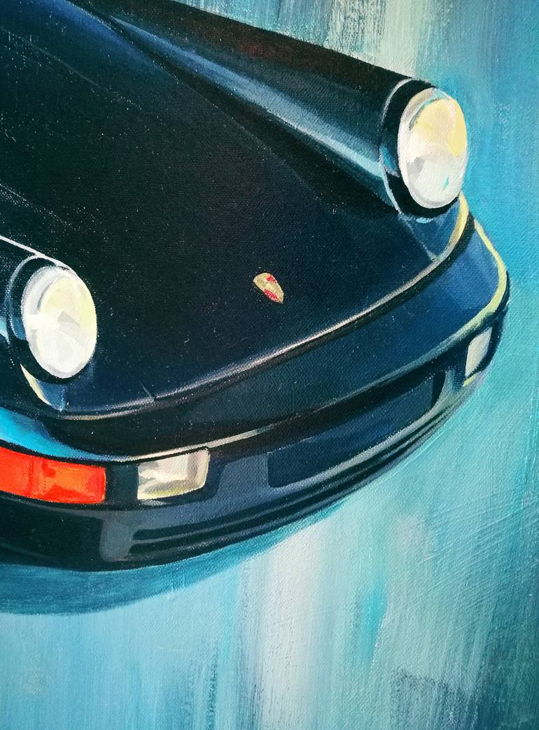 1994 Porsche 964 Carrera 4 Widebody Painting by Olga Anthony | Saatchi Art