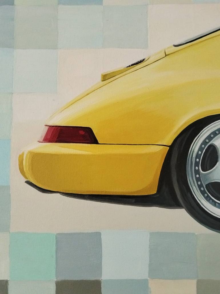 Original Car Painting by Olga Anthony