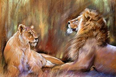 Original Animal Painting by Marion Weymouth