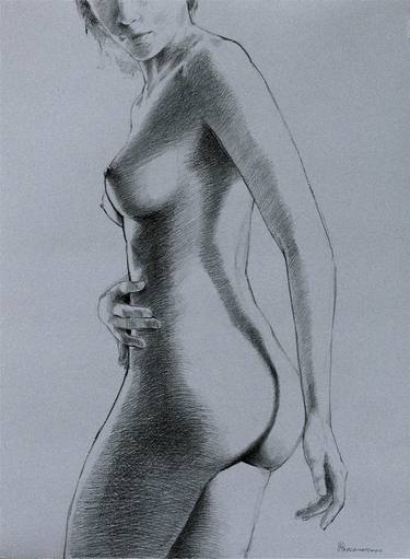 Original Figurative Nude Drawings by Ivan Pazlamatchev