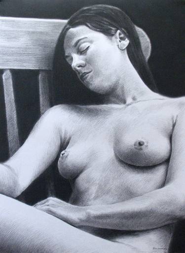 Original Figurative Nude Drawings by Ivan Pazlamatchev