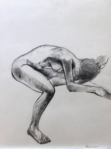 Original Figurative Nude Drawings by Ivan Pazlamatchev