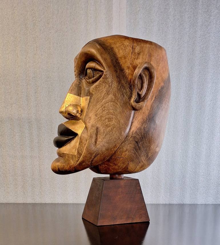 Original Fine Art Portrait Sculpture by Peter Hanson