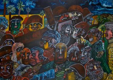 Print of Expressionism Religious Paintings by Bruno Medjaldi