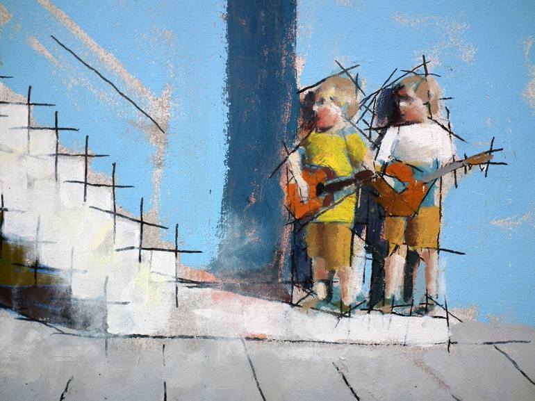 Original Realism Kids Painting by Fernando Aguayo