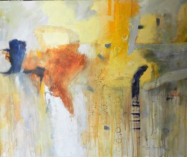 Original Abstract Expressionism Abstract Paintings by Flavia Curuchet