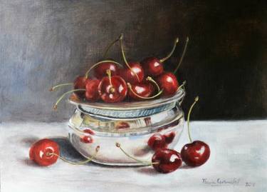 Original Figurative Still Life Paintings by Flavia Curuchet