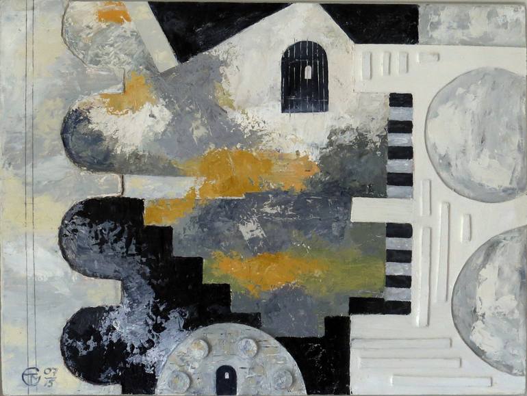 Original Modern Abstract Paintings by Charles Maher