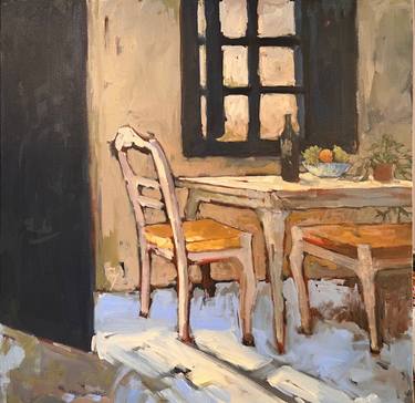 Original Interiors Paintings by Rebecca Molayem