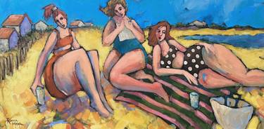 Original Beach Paintings by Rebecca Molayem