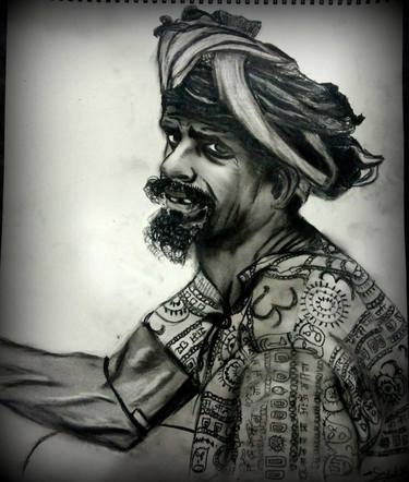 Original Portrait Drawing by Sneha Nadig Yadav