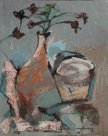Original Abstract Expressionism Still Life Paintings by Natalia Borisovna Vasilyeva Egorova