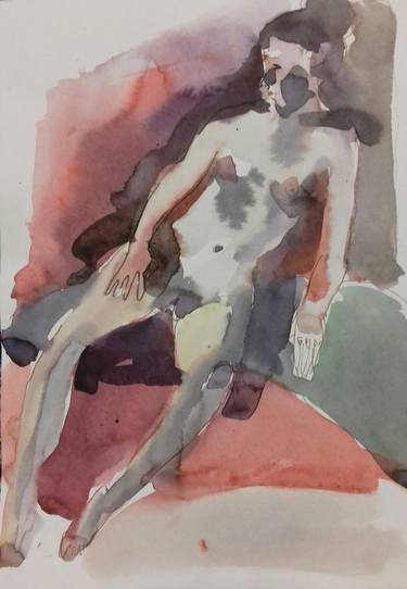 Original Nude Painting by Tetiana Kovalenko