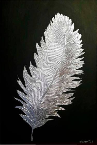 Interior modern painting Magic feather thumb