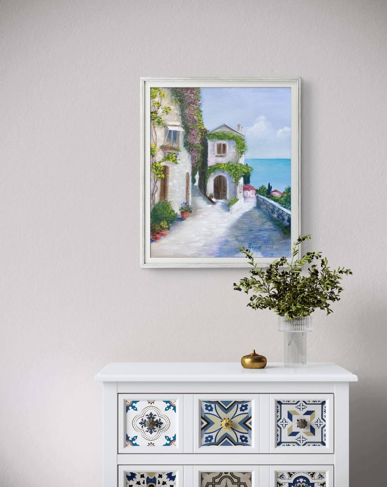 Original Impressionism Cities Painting by Tatyana Sklyar
