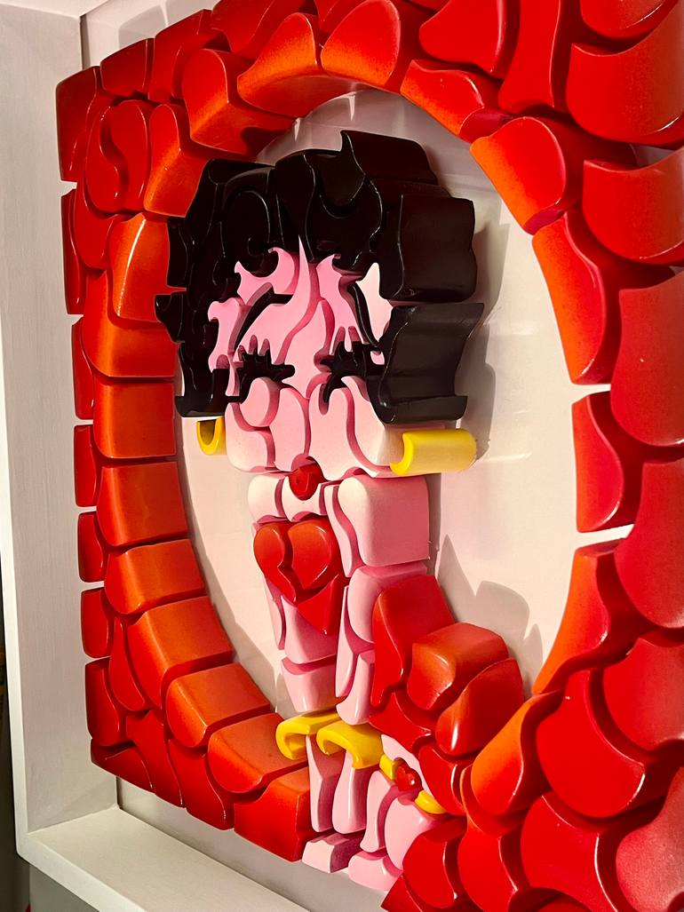 Original Pop Art Cartoon Sculpture by Simone Parri