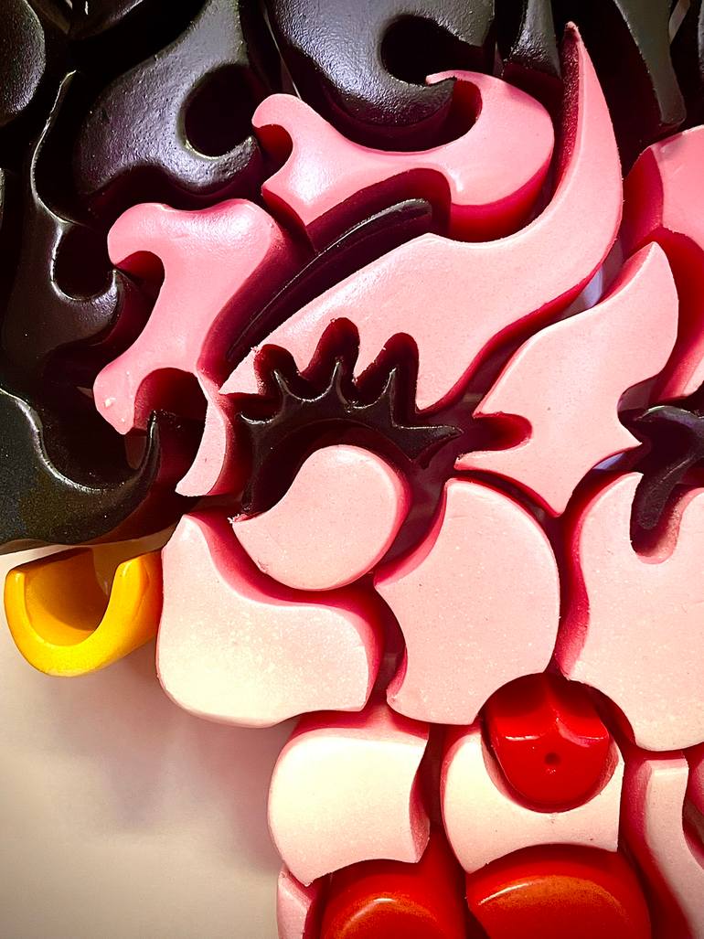 Original Pop Art Cartoon Sculpture by Simone Parri